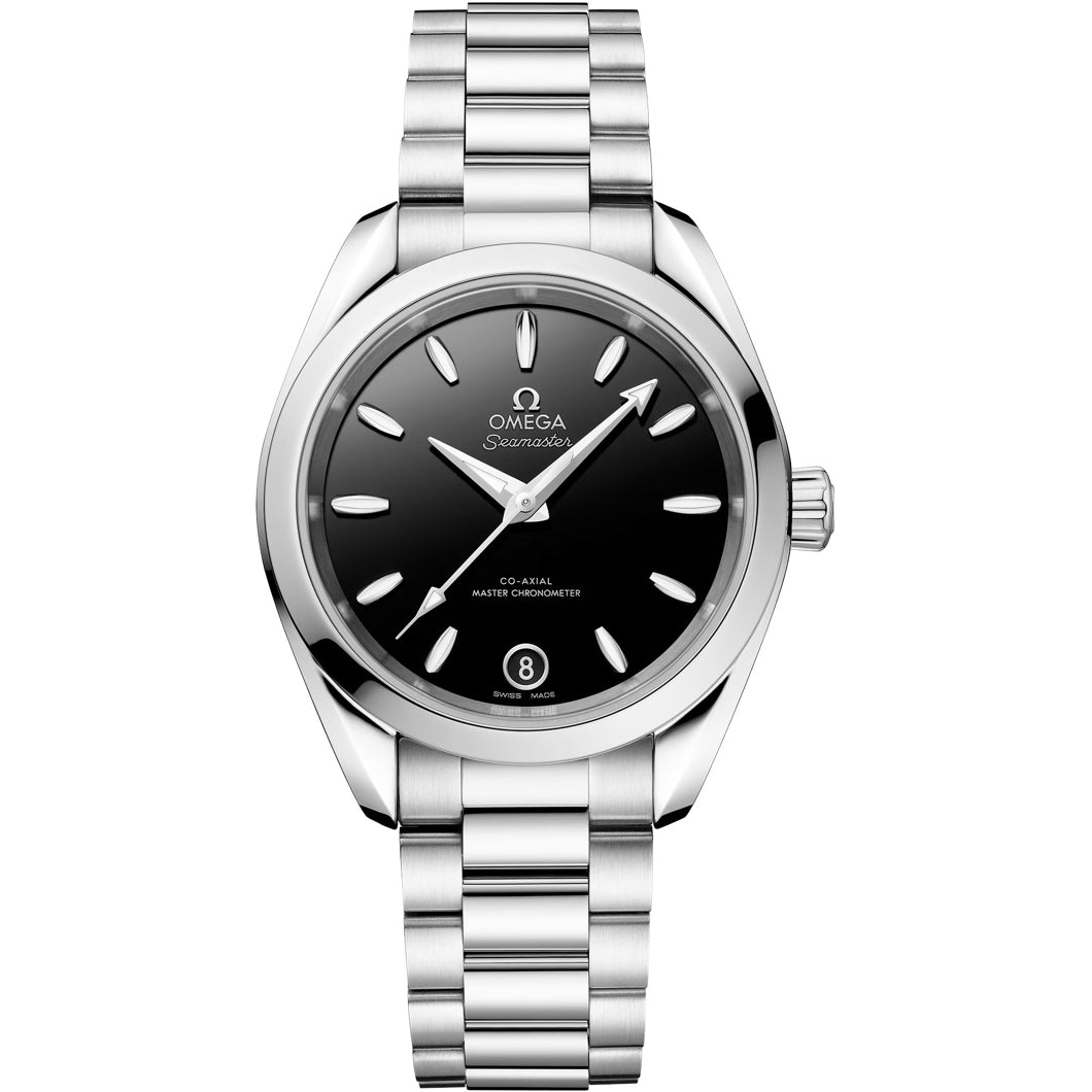 Omega 220.10.34.20.01.001 Seamaster Aqua Terra 150M 34mm Black Lacquer Dial