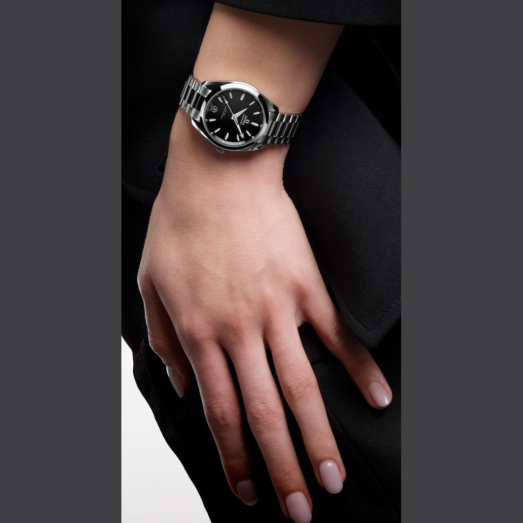 Omega 220.10.34.20.01.001 Seamaster Aqua Terra 150M 34mm Black Lacquer Dial