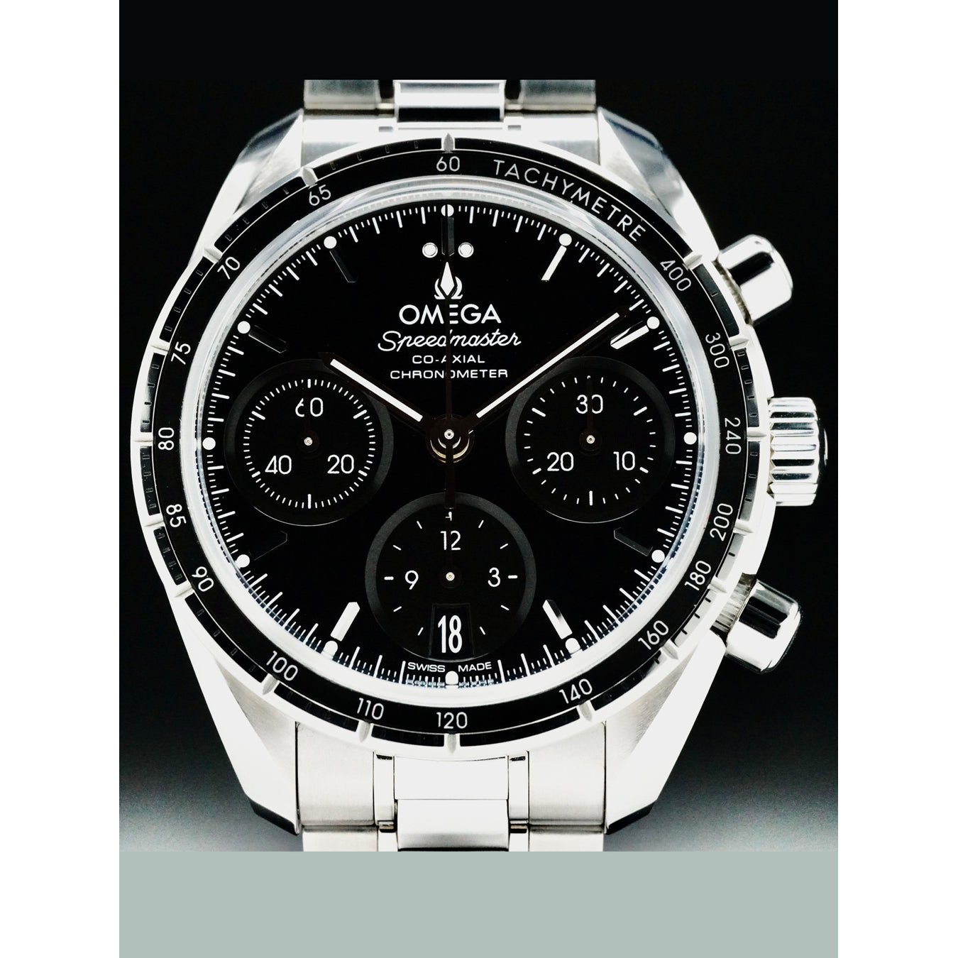Omega 324.30.38.50.01.001 Speedmaster 38 Co-Axial Chronograph