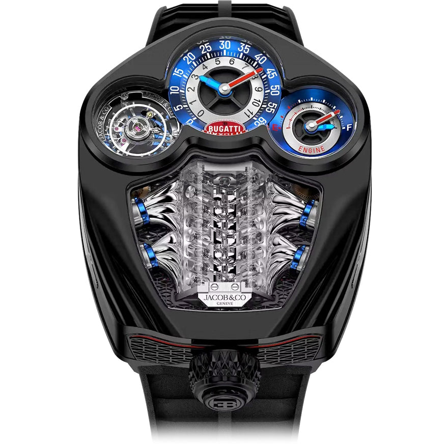 Jacob & Co. Bugatti Tourbillon Black Titanium on Strap
