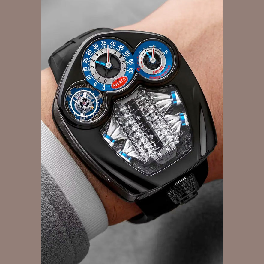Jacob & Co. Bugatti Tourbillon Black Titanium on Strap