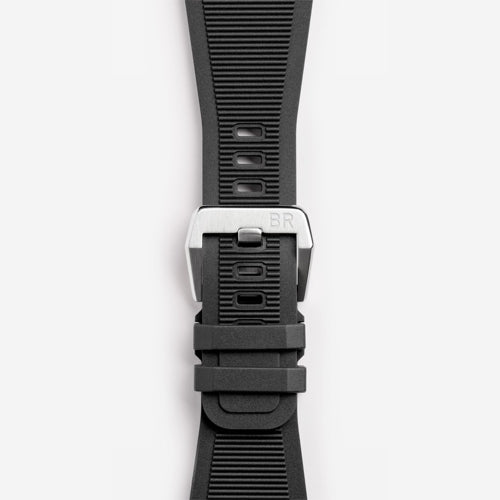 Bell & Ross BR03A-D-WH-ST/SRB Diver White Steel Rubber Strap