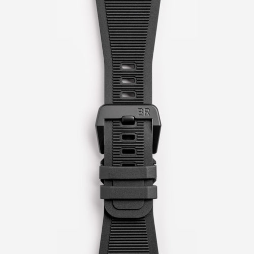 Bell & Ross BR03A-D-BL-CE/SRB Diver Black Matte Ceramic Rubber Strap