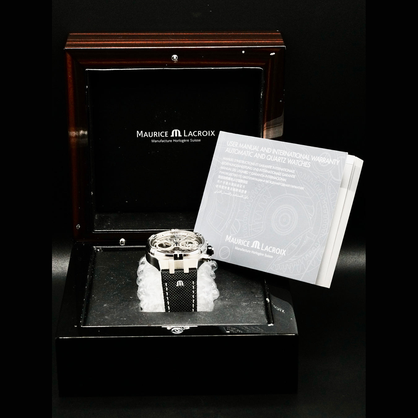 Maurice Lacroix AI6098-SS001-090-1 Aikon Chronograph Skeleton