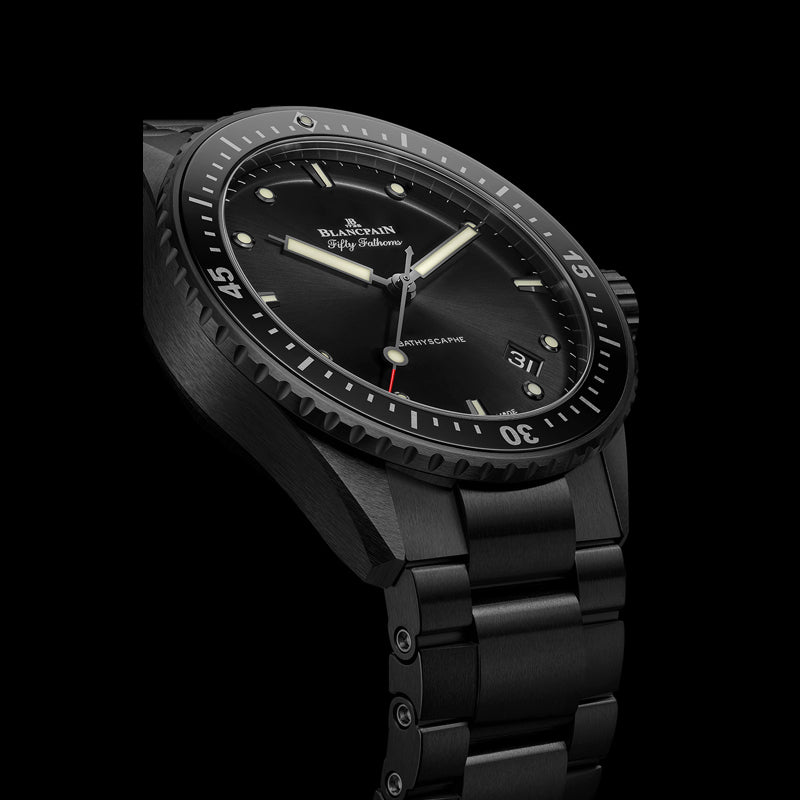 Blancpain 5000 0130 01S Fifty Fathoms Bathyscaphe Black Dial