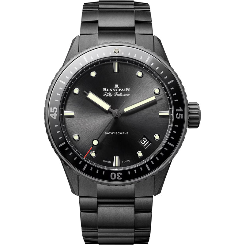 Blancpain 5000 0130 01S Fifty Fathoms Bathyscaphe Black Dial