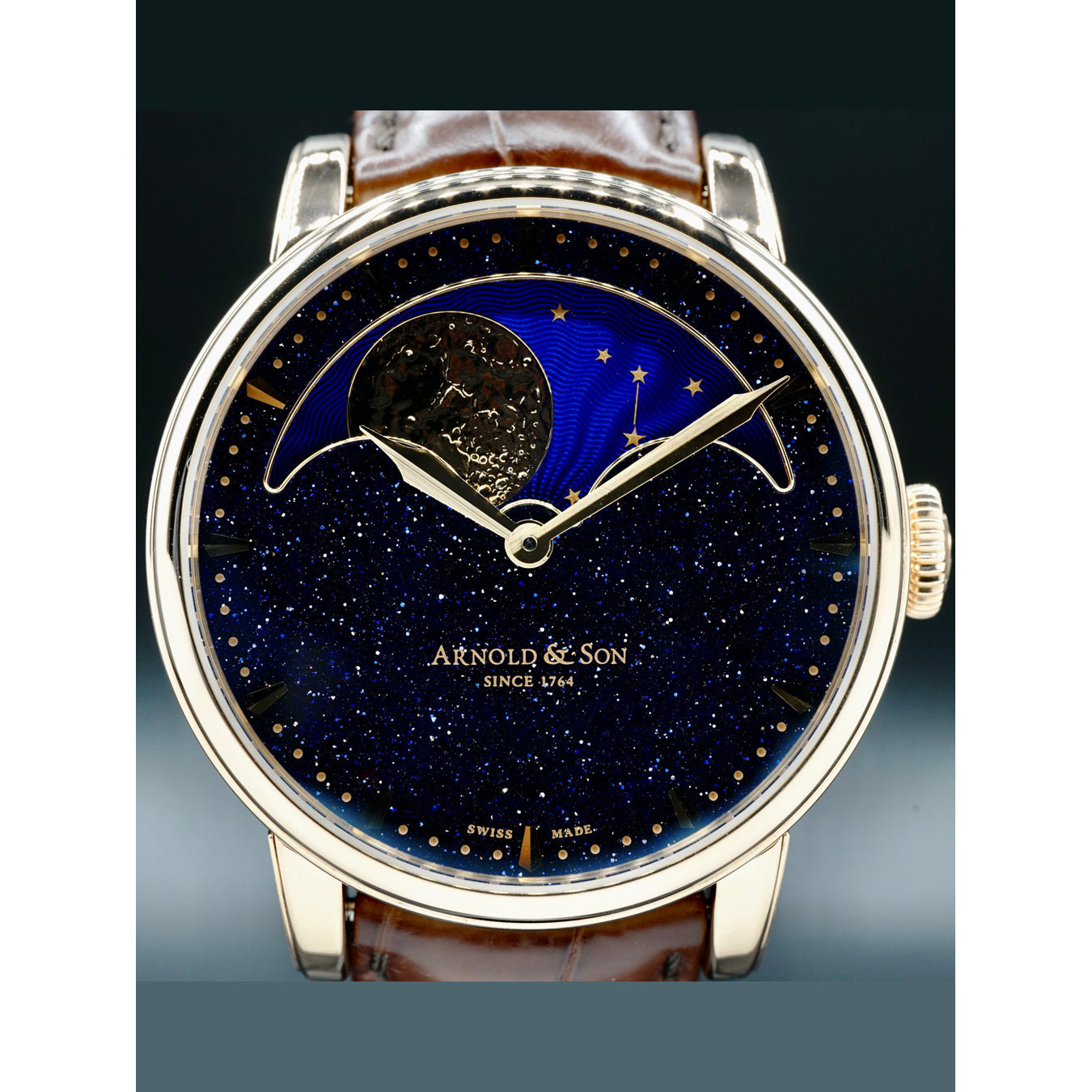 Arnold & Son HM Perpetual Moon Aventurine Dial 1GLAR.A01A.C123A