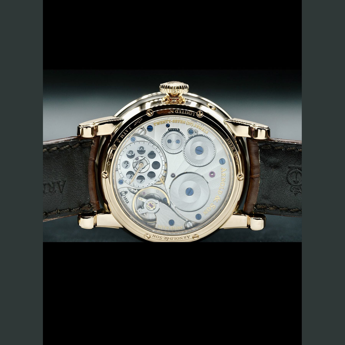 Arnold & Son HM Perpetual Moon Aventurine Dial 1GLAR.A01A.C123A