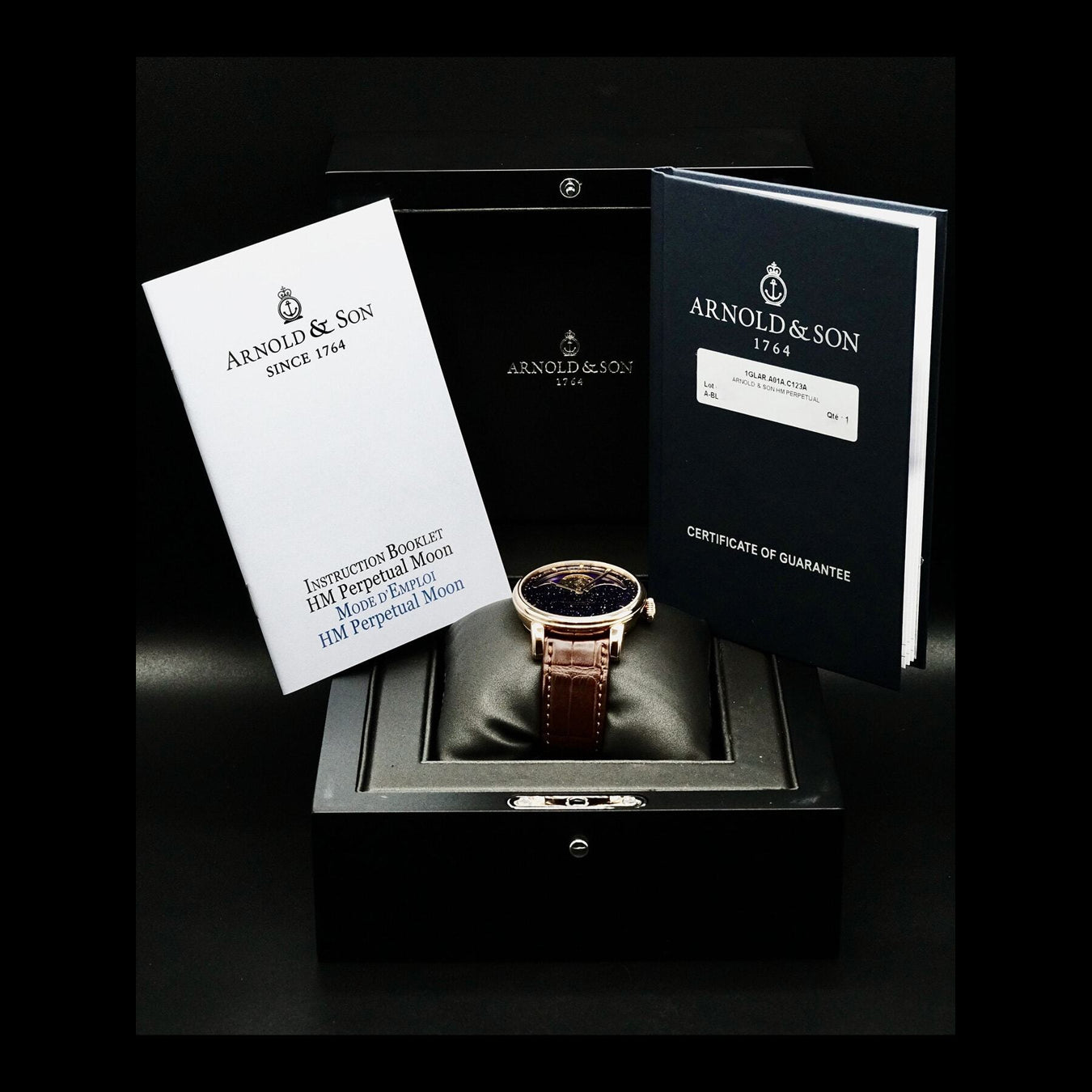 Arnold & Son HM Perpetual Moon Aventurine Dial 1GLAR.A01A.C123A