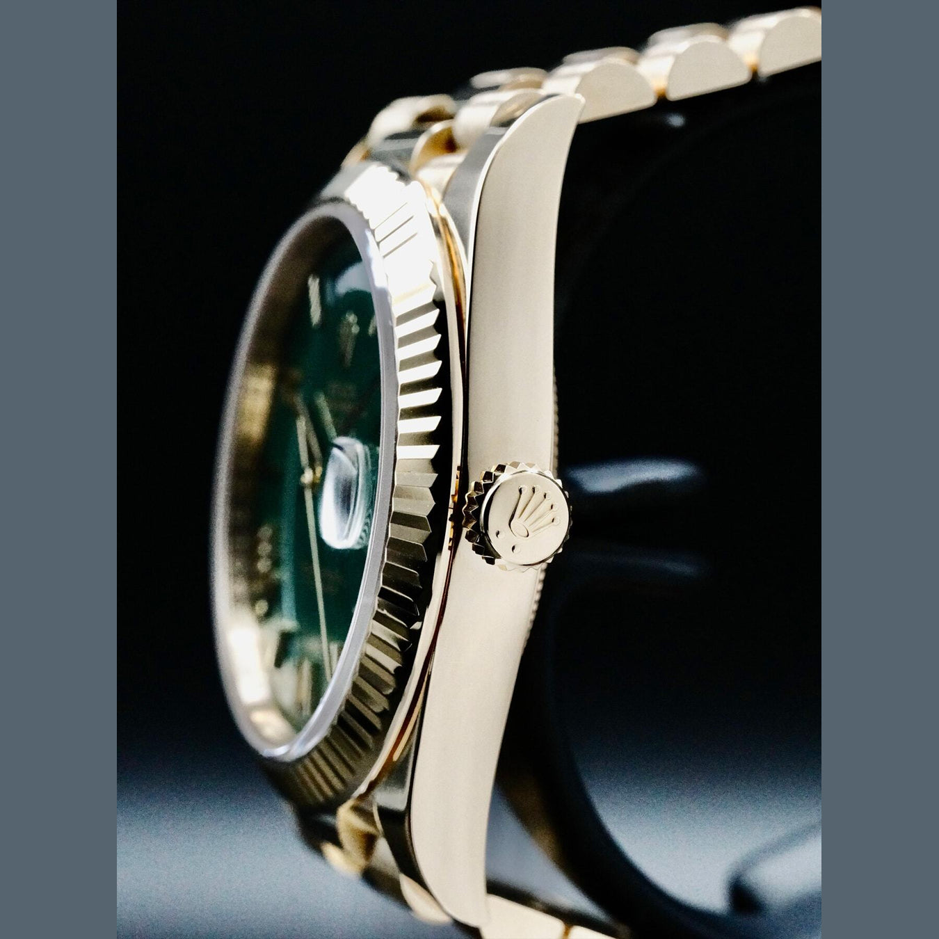Rolex 228238 Oyster-Perpetual Day-Date Green Dial