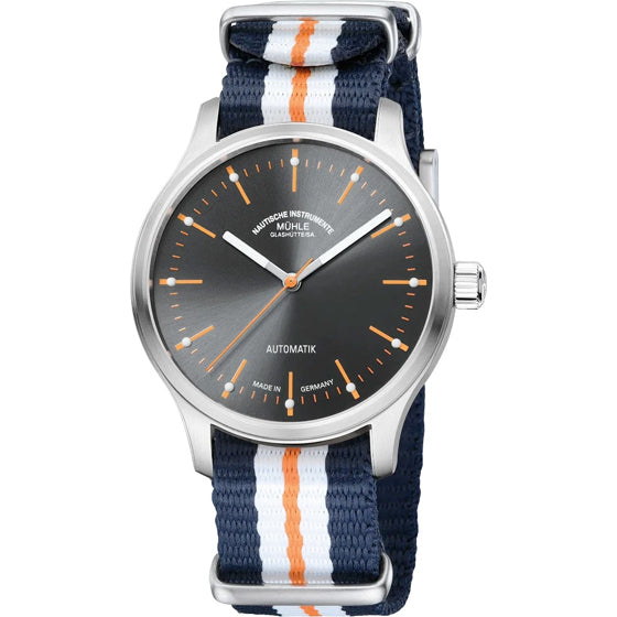 Mühle Glashütte M1-40-75-NB-L Panova Grey Steel on Strap