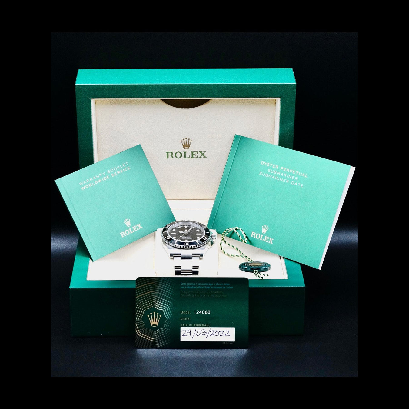 Rolex 124060 Submariner Black