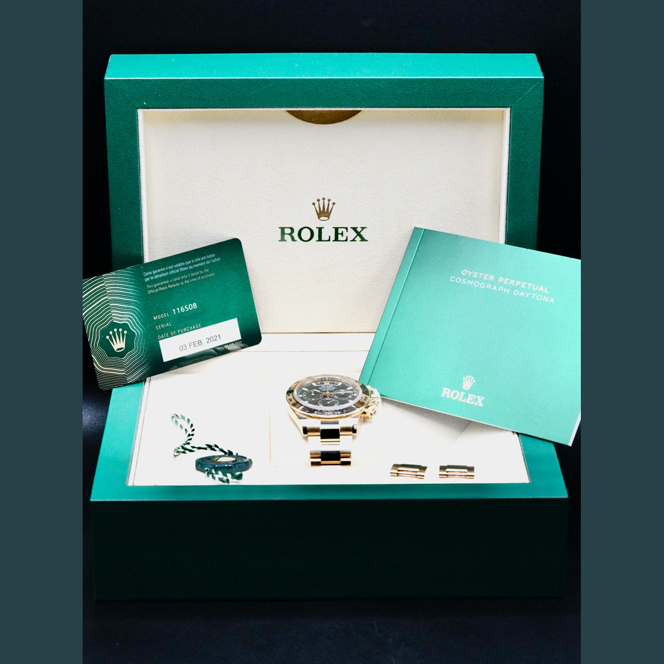 Rolex 116508 Daytona John Mayer Yellow Gold