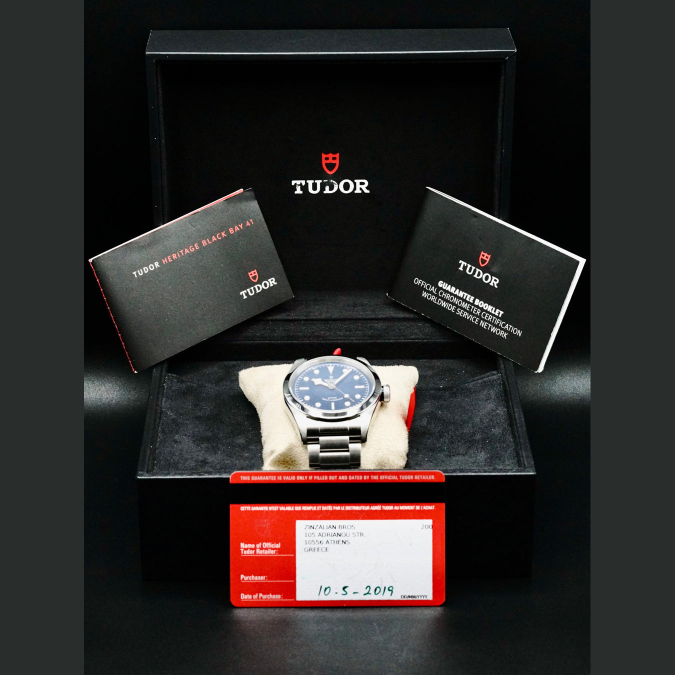 Tudor 79540 Black Bay 41mm on Steel Bracelet