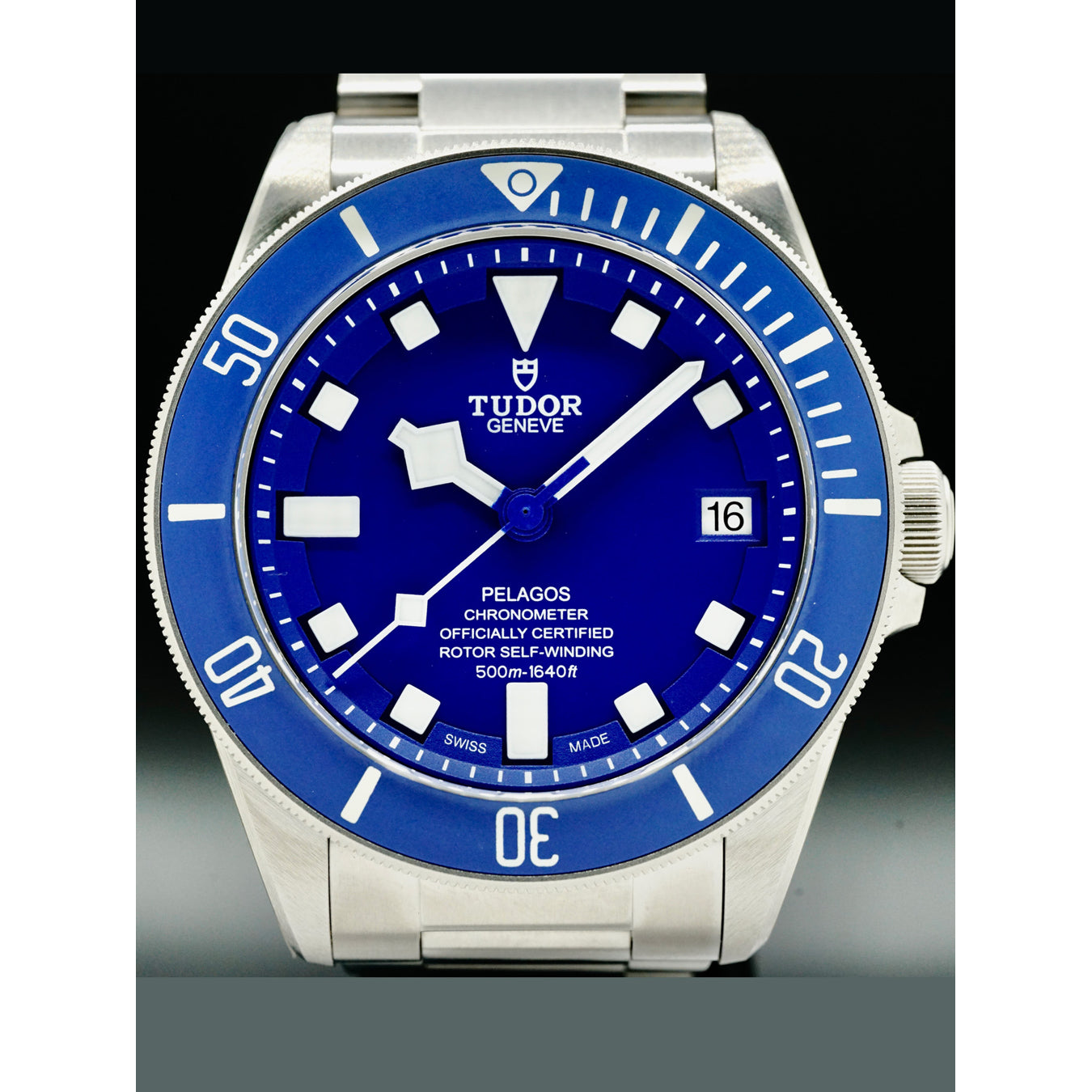 Tudor 25600TB Pelagos Blue Dial on Bracelet