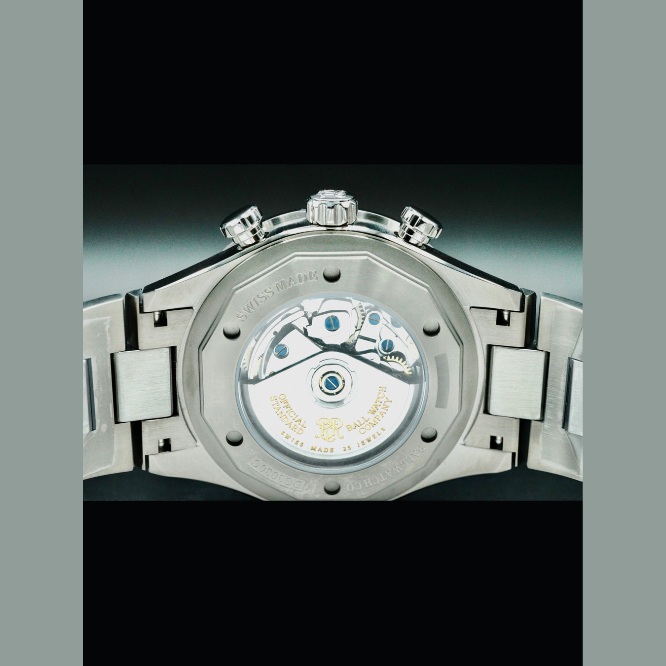 Ball DC3030C-S3-IBEBE Roadmaster Rescue Chronograph Ice Blue Dial 42mm