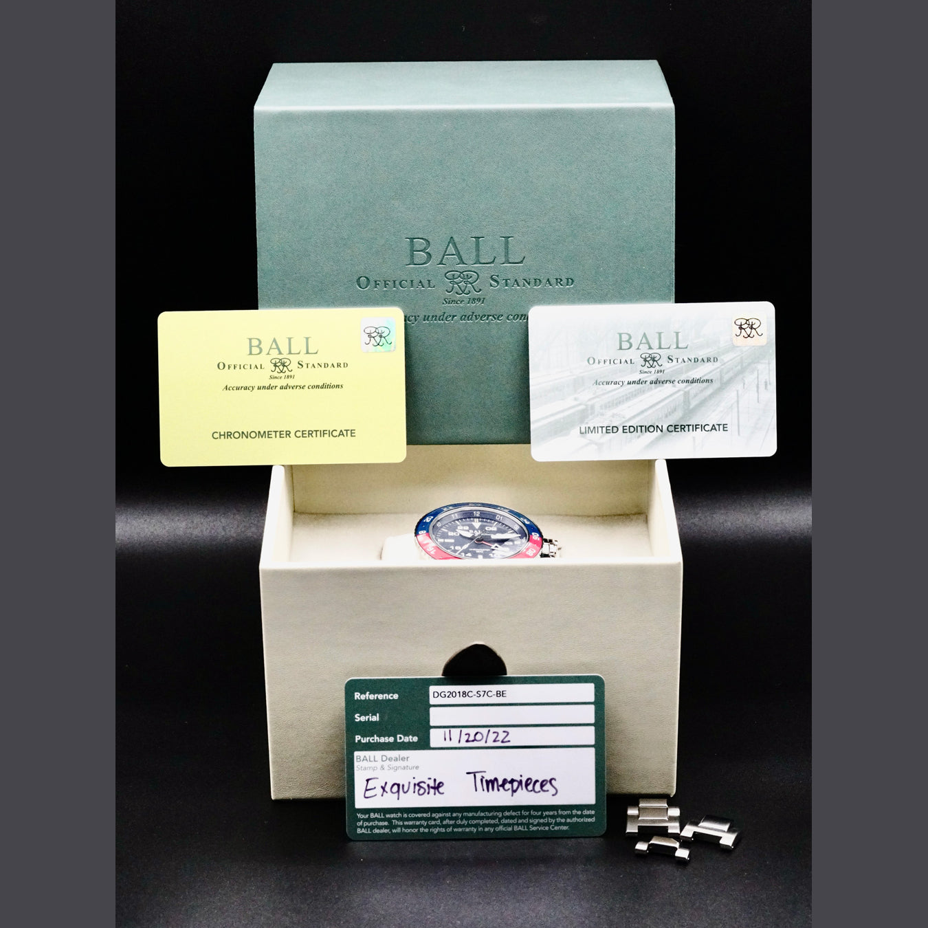 Ball DG2018C-S7C-BE Engineer Hydrocarbon AeroGMT II