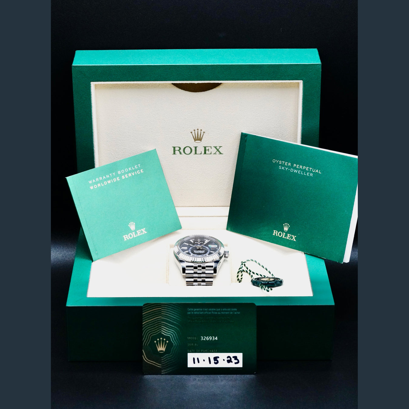 Rolex 326934 Sky-Dweller Blue Dial