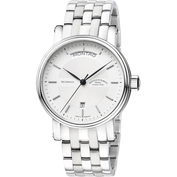 Mühle Glashütte Teutonia II Tag Datum M1-33-65-MB