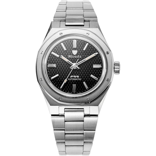 Nivada Grenchen F77 Black Dial