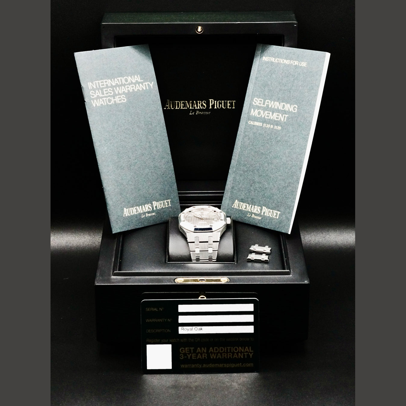 Audemars Piguet 15451ST.ZZ.1256ST.02 Royal Oak Lady 37mm Gray Dial Diamond Bezel