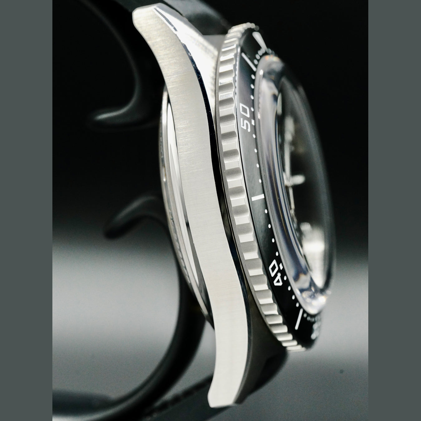 Glashütte Original 1-36-13-01-80-33  SeaQ Panorama Date Black Dial on Strap