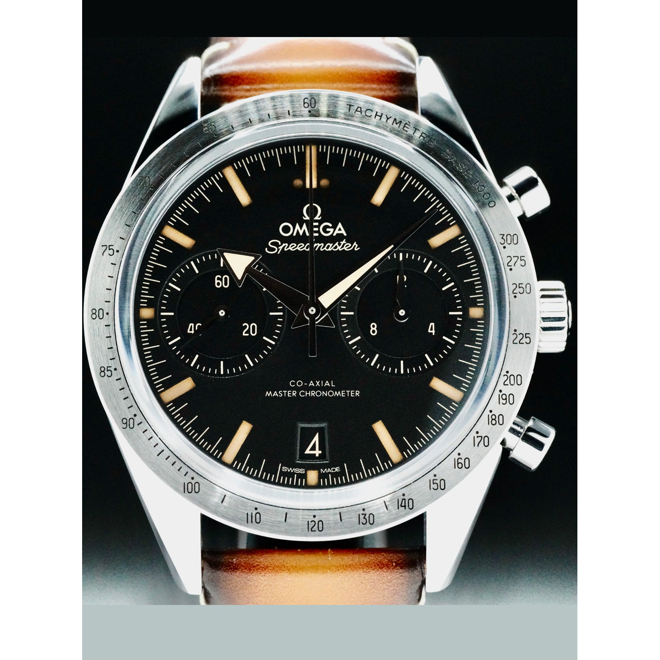 Omega Speedmaster 57 Coaxial Chronometer Chronograph Black Dial 40.5mm 332.12.41.51.01.001