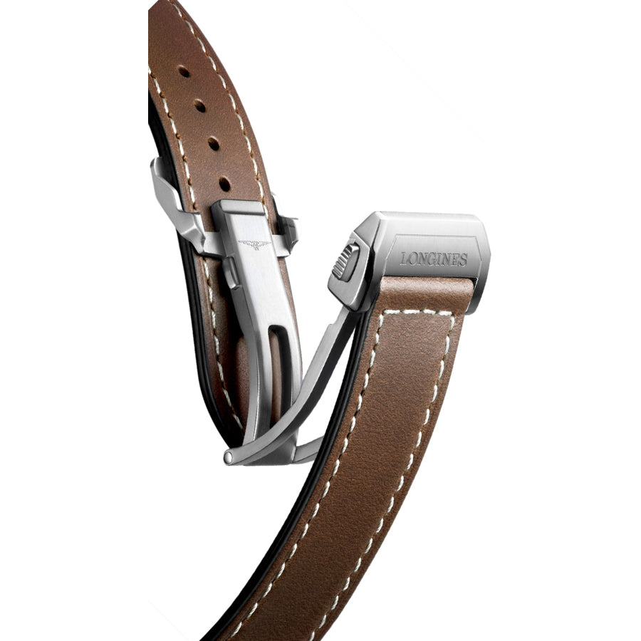 Longines L3.802.4.53.2 Spirit Zulu Time 39mm