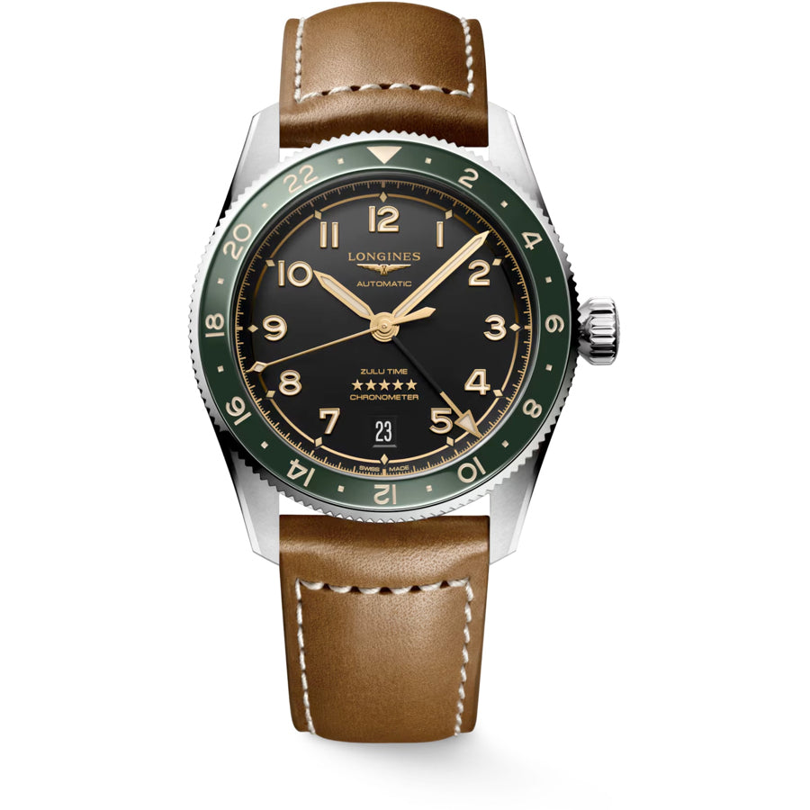 Longines L3.802.4.63.2 Spirit Zulu Time 39mm