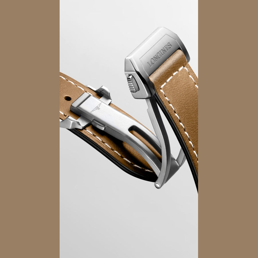 Longines L3.802.4.63.2 Spirit Zulu Time 39mm