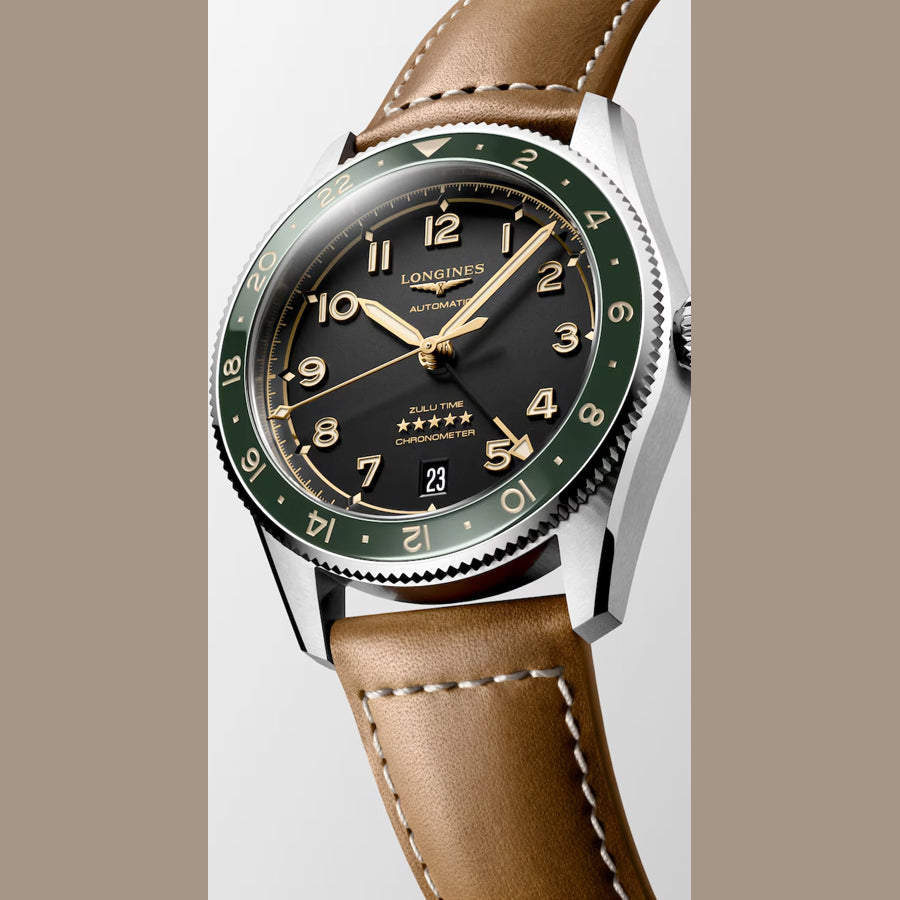 Longines L3.802.4.63.2 Spirit Zulu Time 39mm