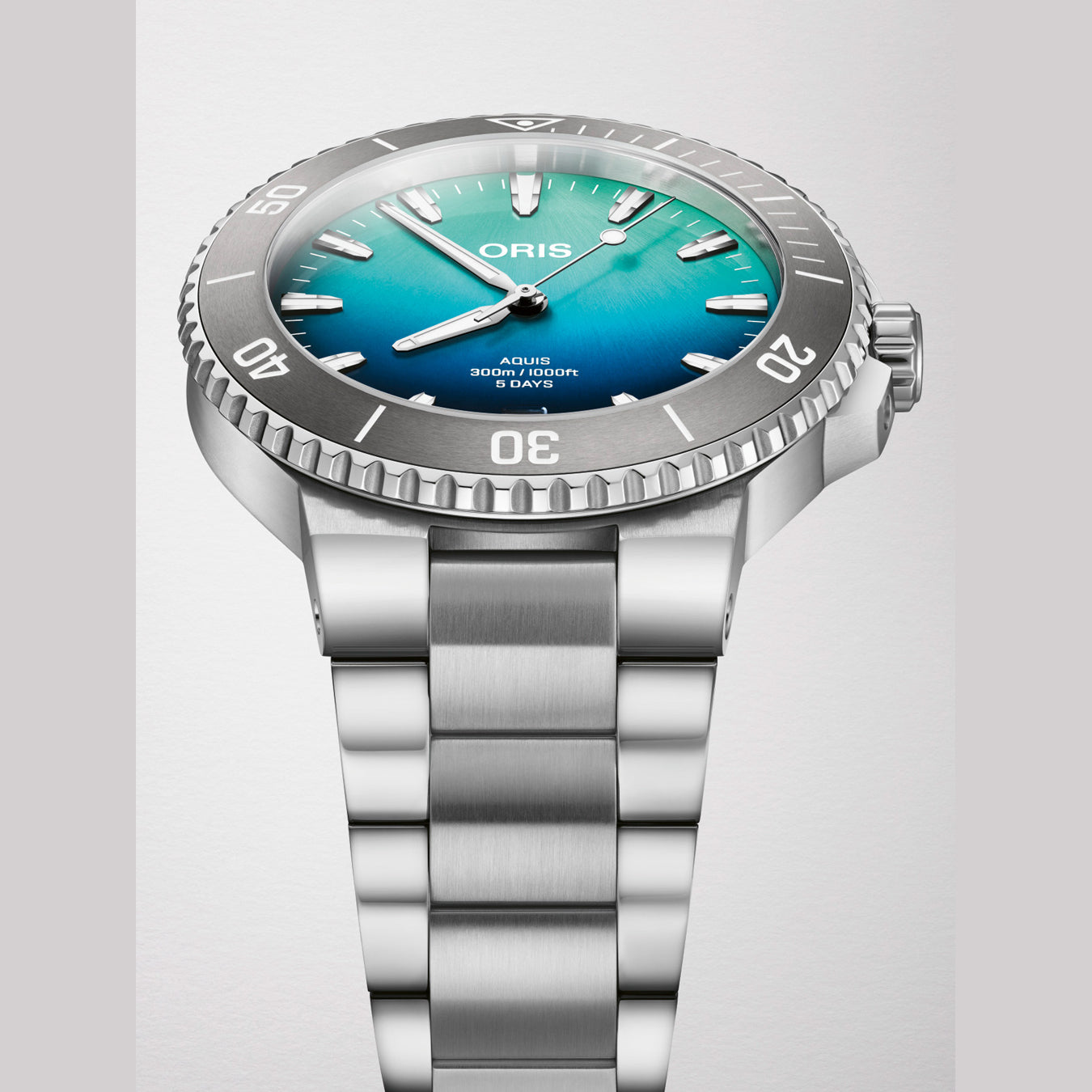 Oris 01 400 7790 4185-Set Aquis Great Barrier Reef Limited Edition IV Blue