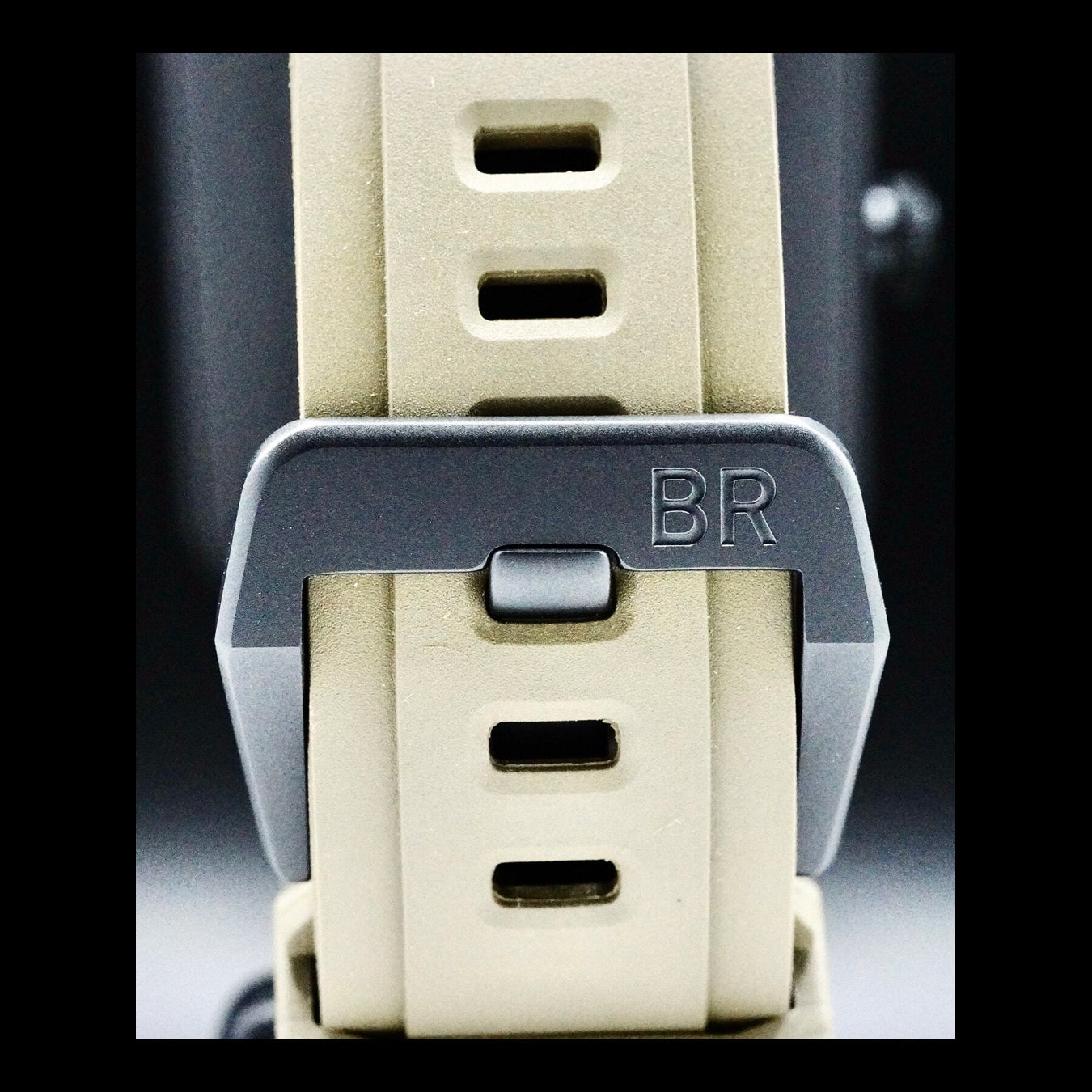 Bell and Ross BR03A-MIL-CE/SRB  Auto Military Ceramic 41mm Rubber Strap