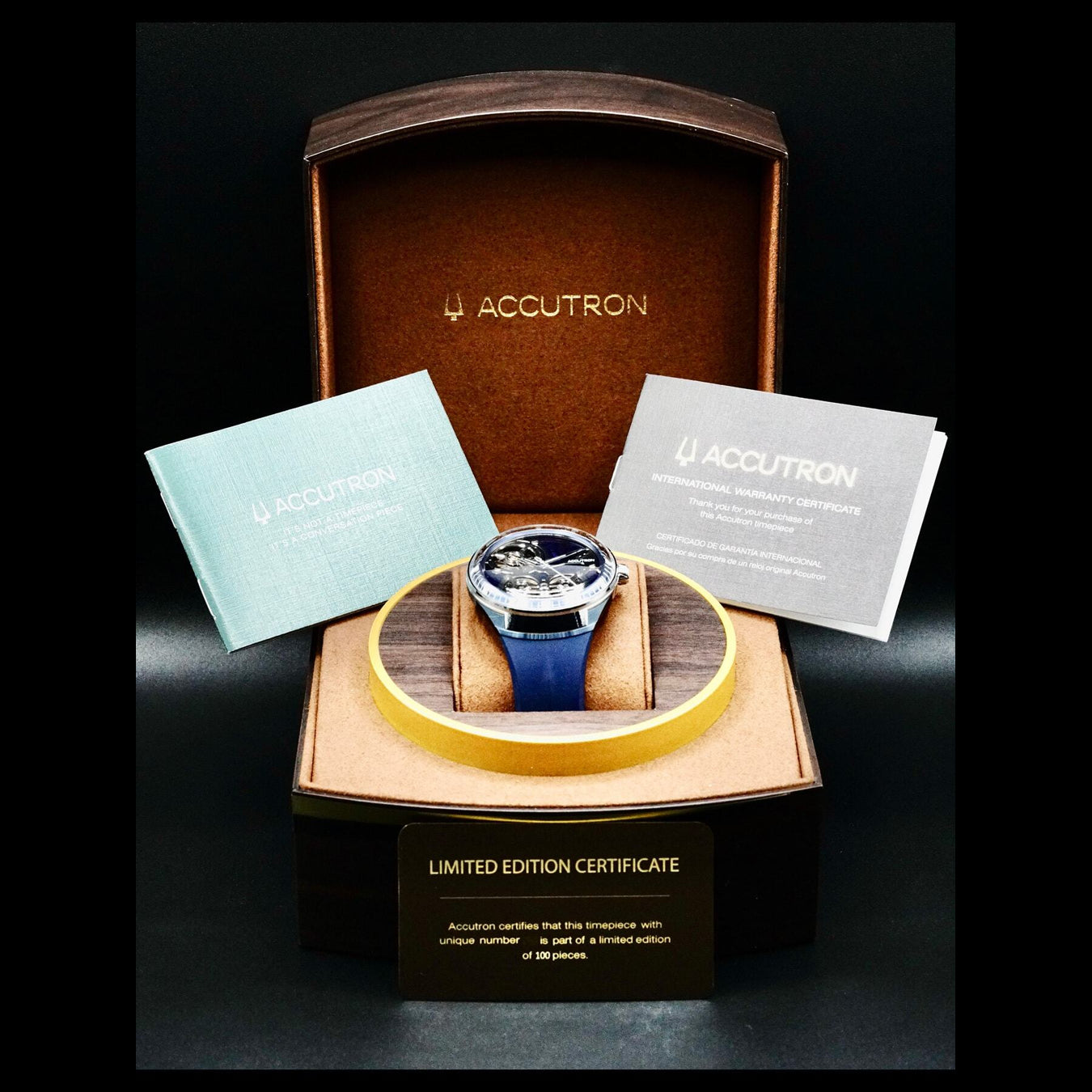 Accutron 28A208 DNA Casino Blue