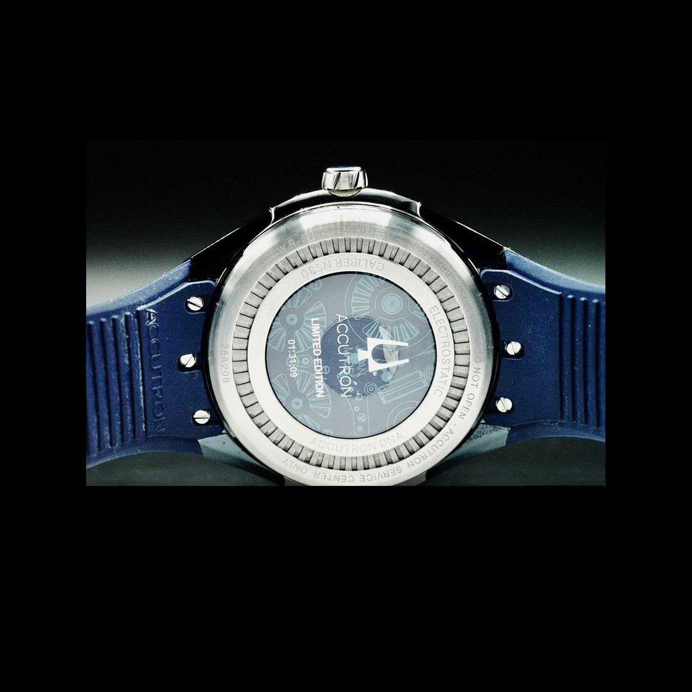 Accutron 28A208 DNA Casino Blue