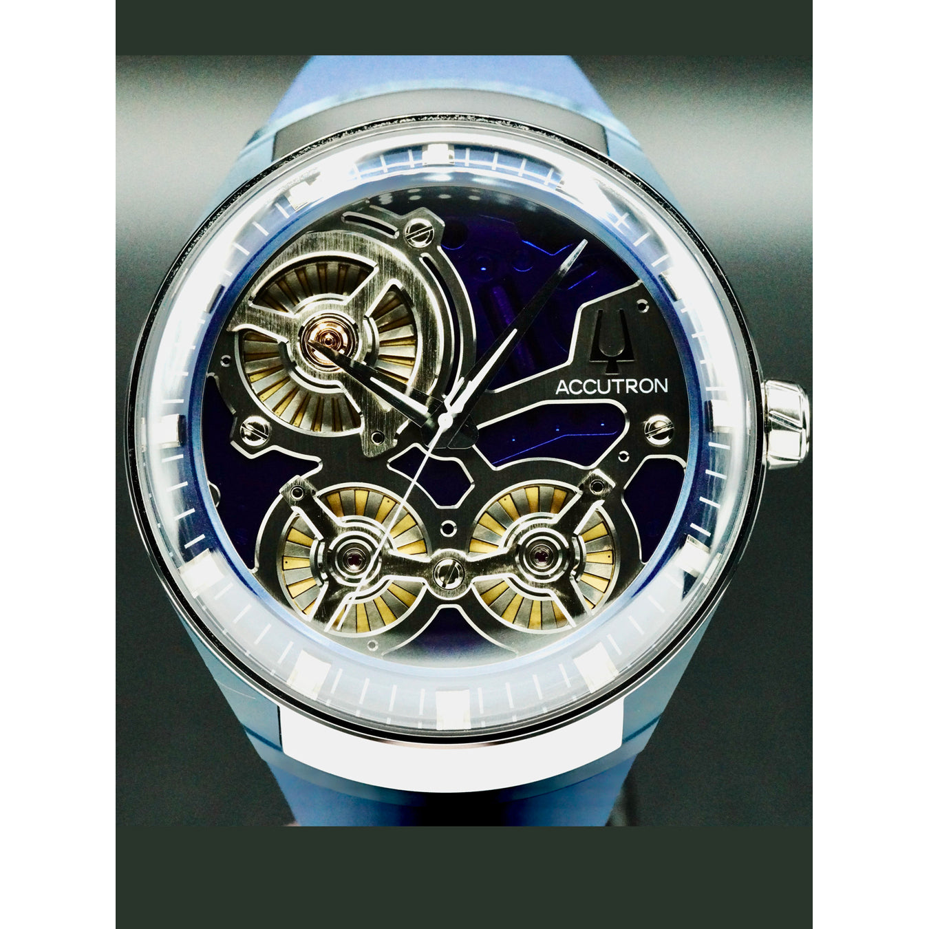 Accutron 28A208 DNA Casino Blue