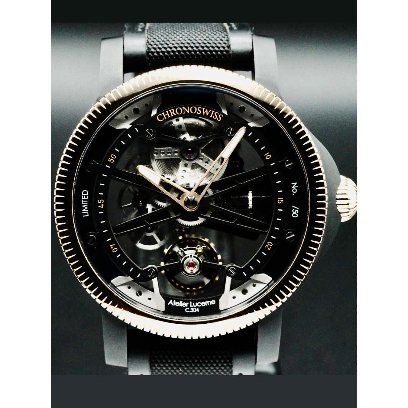 Chronoswiss SkelTec Gold CH-3715R-BK