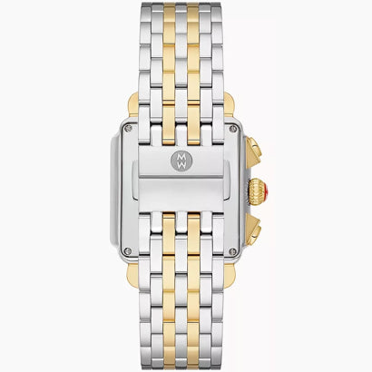 Michele Deco Two-Tone 18K Gold Diamond Dial Watch MWW06A000779