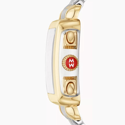 Michele Deco Two-Tone 18K Gold Diamond Dial Watch MWW06A000779