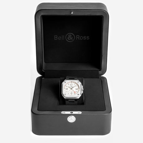 Bell & Ross BR05 GMT White Steel BR05G-SI-ST/SRB