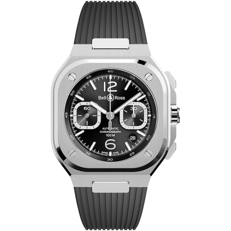 Bell & Ross BR05 Chrono Black Steel BR05C-BLC-ST/SRB