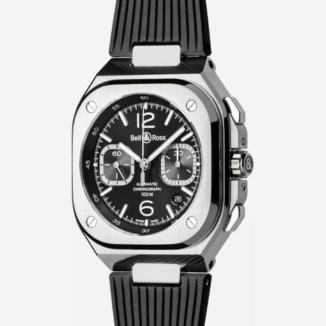 Bell & Ross BR05 Chrono Black Steel BR05C-BLC-ST/SRB