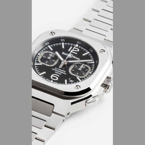 Bell & Ross BR05 Chrono Black Steel BR05C-BLC-ST/SST