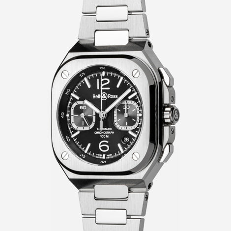 Bell & Ross BR05 Chrono Black Steel BR05C-BLC-ST/SST
