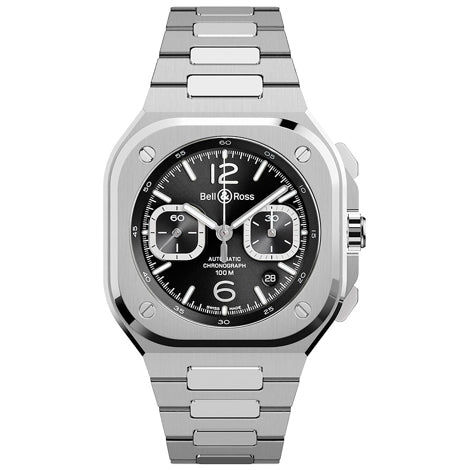 Bell & Ross BR05 Chrono Black Steel BR05C-BLC-ST/SST