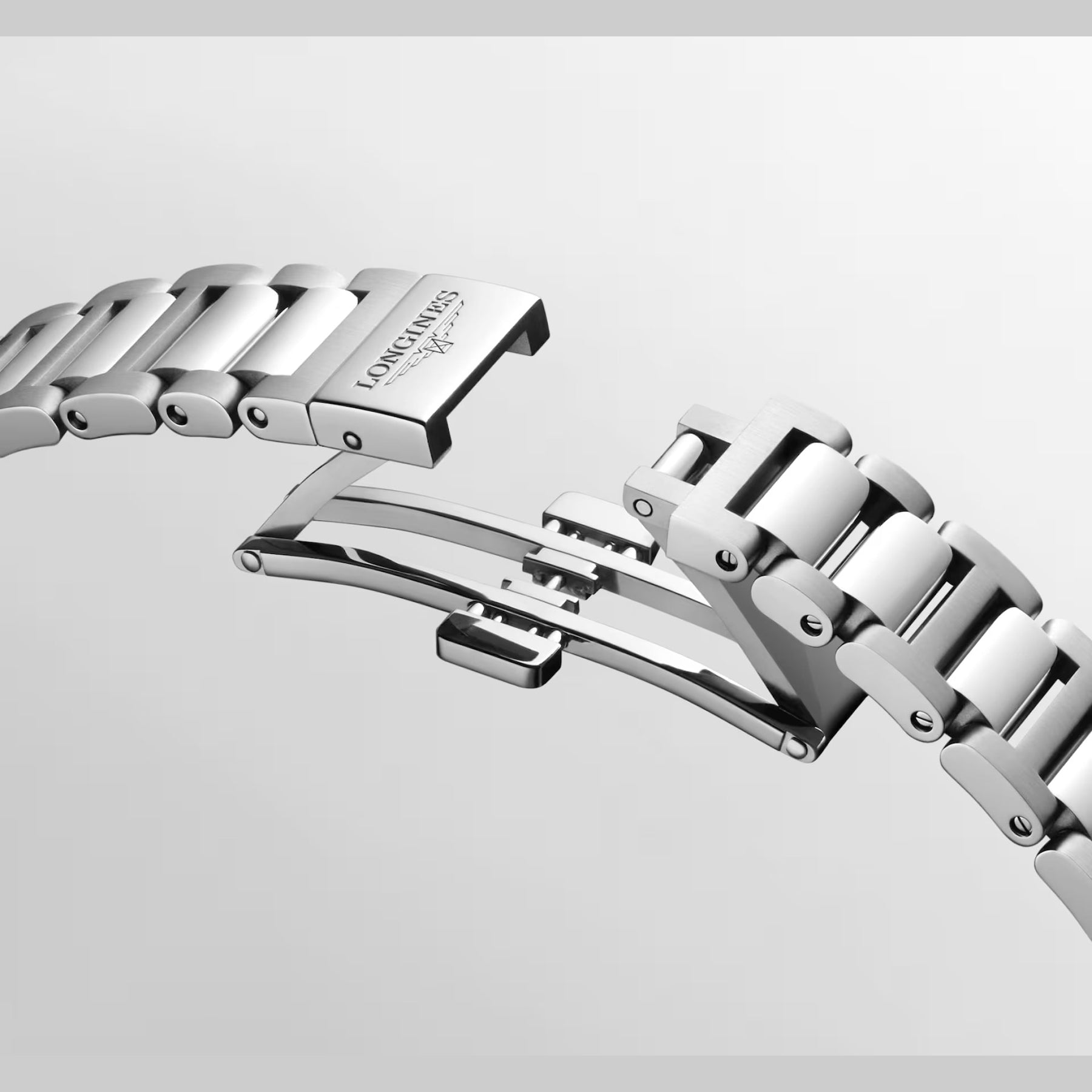 Longines L3.320.0.87.6 Conquest White on Bracelet