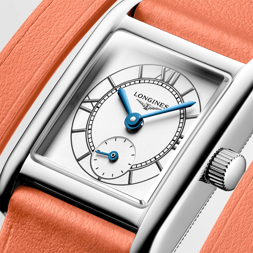Longines L5.200.4.75.8 Mini Dolcevita Silver Dial on Strap