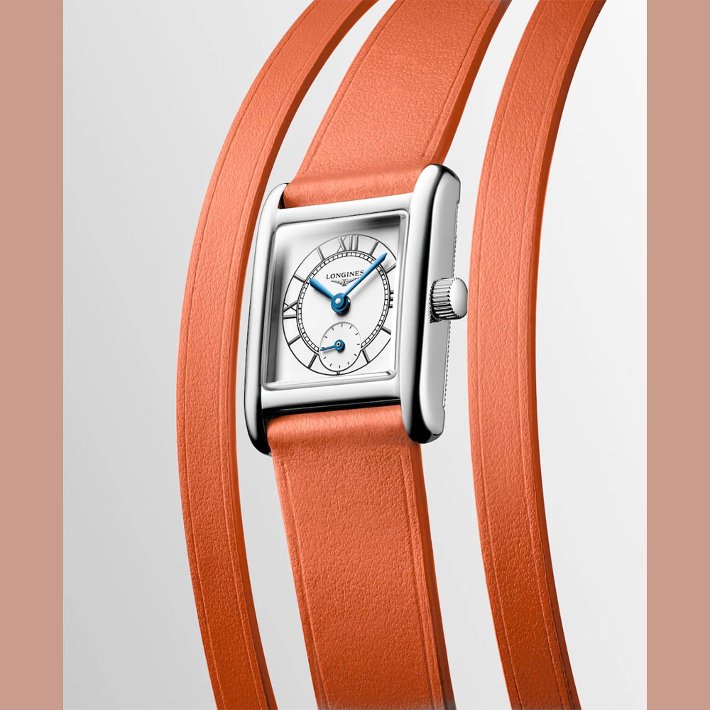 Longines L5.200.4.75.8 Mini Dolcevita Silver Dial on Strap