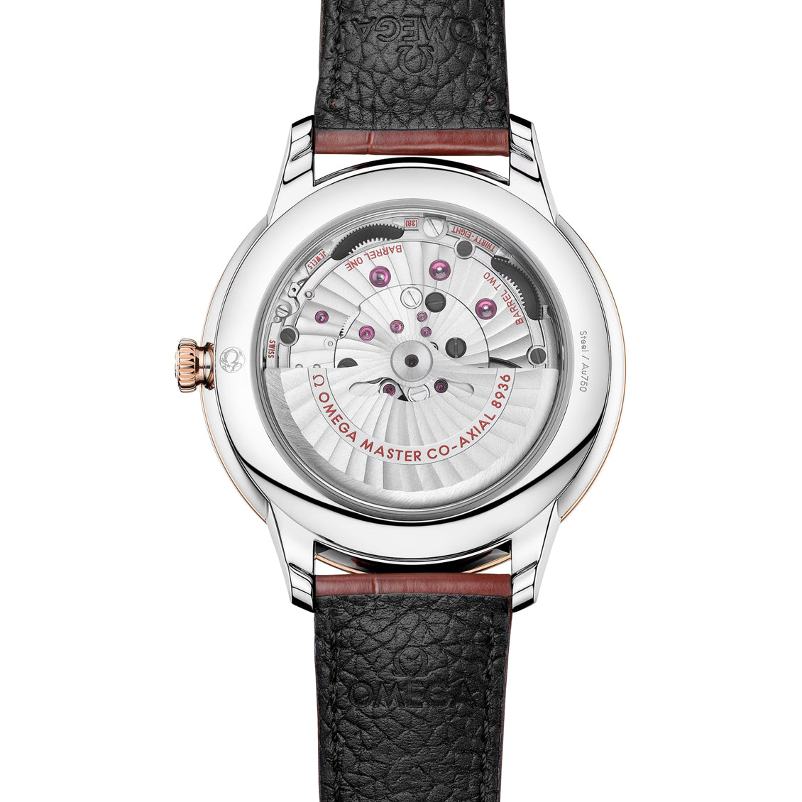 Omega 434.23.42.22.02.001 De Ville Prestige 42mm Steel and Gold on Strap