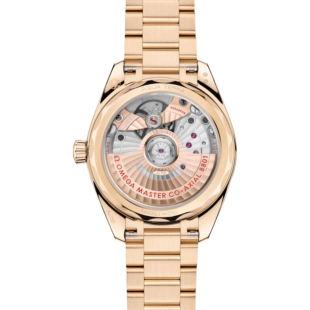 Omega 220.50.34.20.08.001 Seamaster Aqua Terra Shades Moonshine Gold